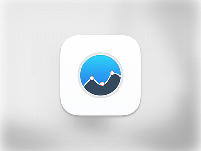 New app, new icon app charts ios ipad minimalistic project management stats v1 wip
