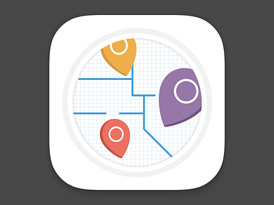 Blueprint App Icon app blueprint construction enterprise icon icontrol ios location practice wip