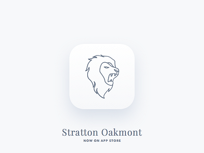 Daily UI #005 App Icon app bank clean dailyui icon ios minimal minimalistic simple stocks white wolfofwallstreet