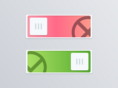 Daily UI #015 On / Off Switch dailyui gradient gradients off on onoff practice switch