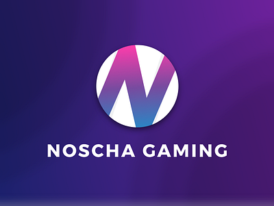 Noscha Gaming Logo WIP brand esport games gaming gradient logo minimal personality twitch