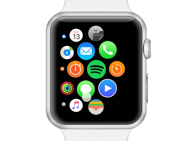 Spotify for Apple Watch - Part 1 animation apple watch design interaction invisionstudio micro animation micro interactions motion music music app spotify ui ux watch os