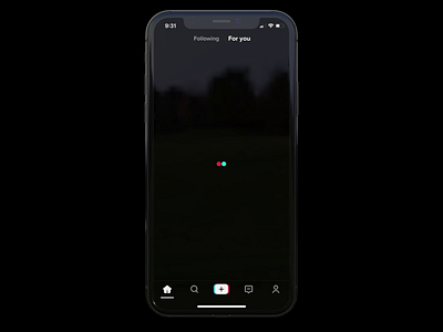 Tiktok loading animation 3d animation design interaction invision invision studio invisionstudio ios loader loading minimal motion studio tickok ui ux