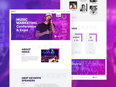 Music Conference - Website