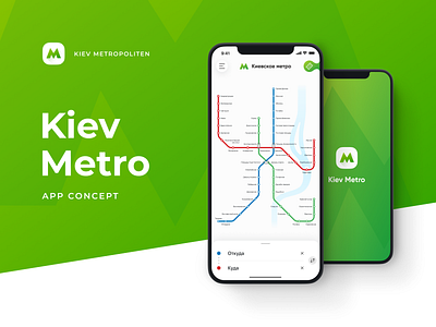 Kyiv Metro App Concept app concept design metro mobile subway user experience ux