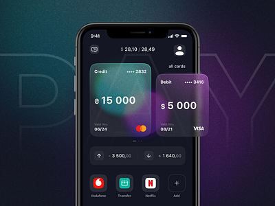 Finance - mobile app