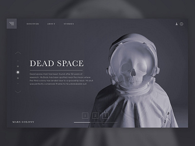 Mars Colony UX/UI Design graphicdesign interface uxdesign webdesign
