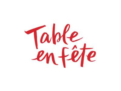 Festive Table brush headline brush lettering editorial french hand lettering holiday