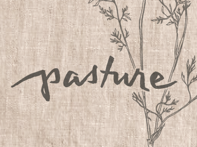 logo for Pasture fine dining restaurant