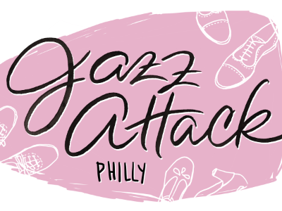 Lindy Logo in progress brush lettering dance hand lettering illustration jazz lettering philadelphia pink shoes