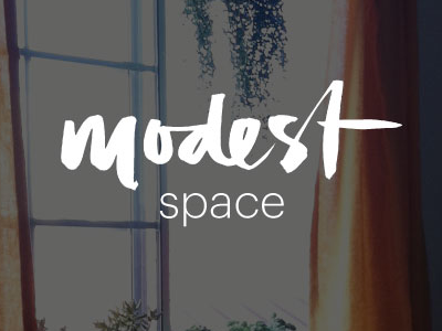 Modest Space Lettering