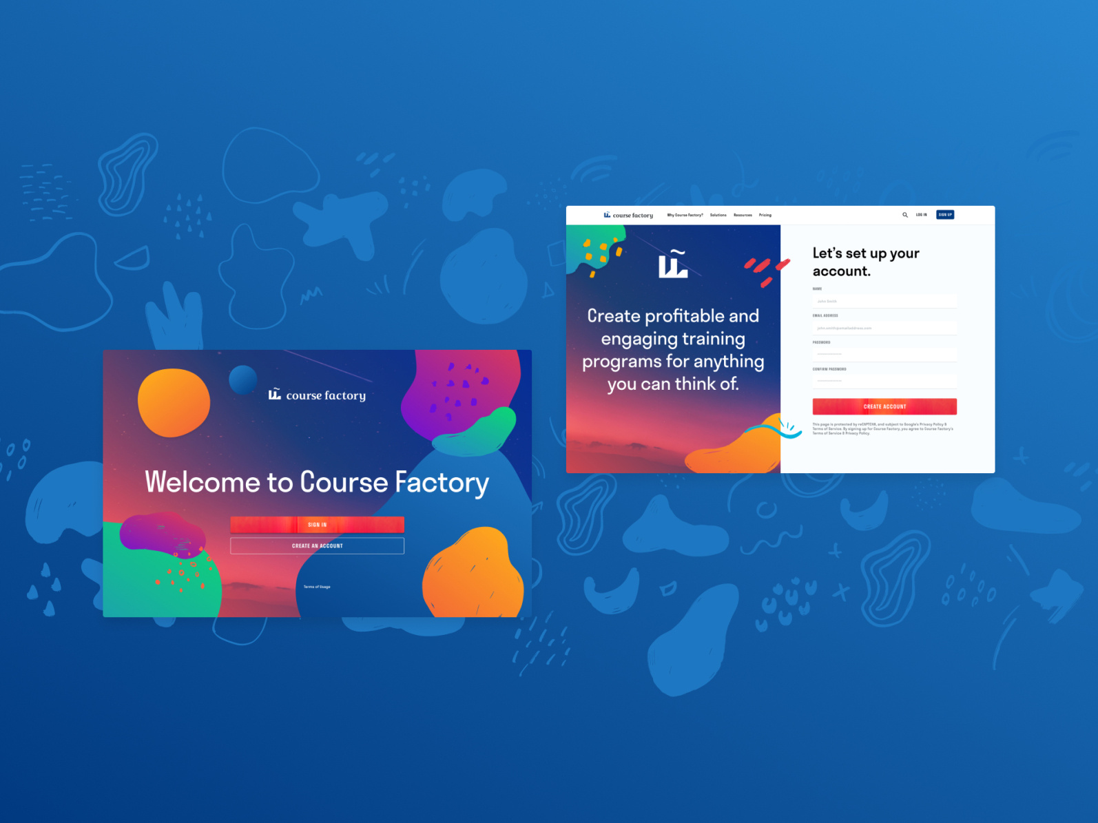 Course Factory App Screens by Sam Flick on Dribbble
