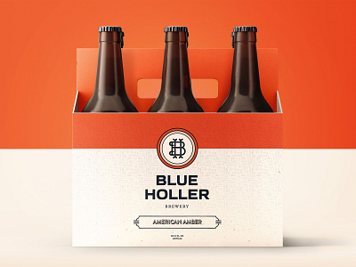 Blue Holler Brewery - Beer Packaging beer beer bottle brand identity branding design identity identity design logo logo mark packaging packaging mockup vector