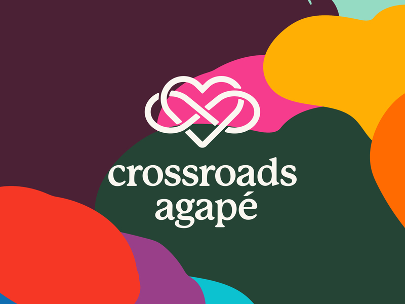Crossroads Agapé branding design icon identity identity design illustration logo design logo mark typography vector