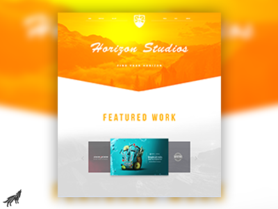 Horizon Studios UX Design Concept design ui uiux ux web design uxui website