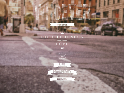 Proverbs 21:21 background city proverbs scripture typography wallpaper