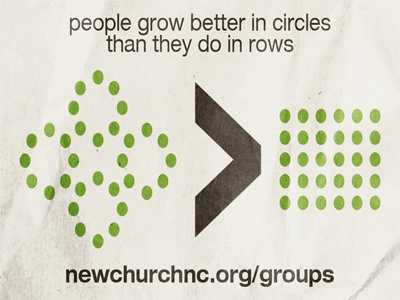 Groups church circles community dots greater groups help people rows