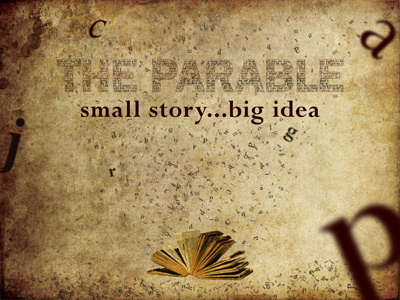 The Parable bible book church idea jesus letters old paper parables series stories story texture vintage