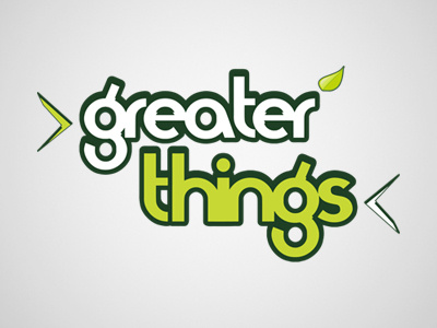 Greater Things brand campaign finances financial greater than greater things growth identity leaf less than logo money raise
