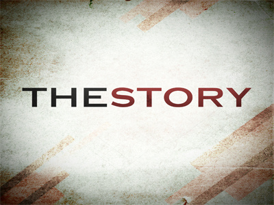 The Story blood church cross crucified easter graphic jesus resurrection series story streaks tomb