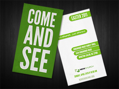 Easter Invite church easter green invitation invite invite card media print resource texture