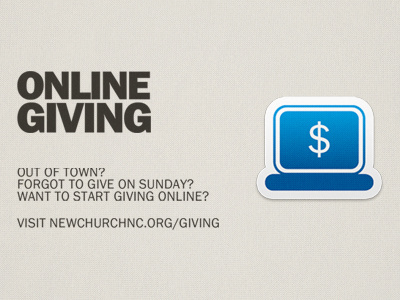 Online Giving announcement give giving money online online giving slide tithe tithing