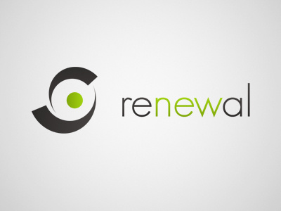 Renewal branding circle conference event logo new real refresh renew renewal
