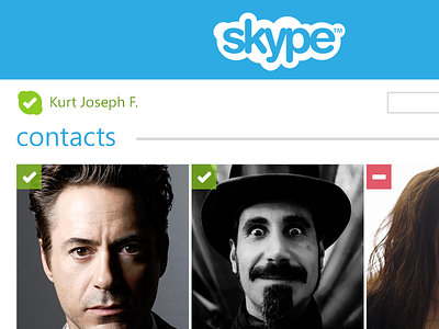 Skype Mobile Facelift Snippet facelift mockup redesign skype ui ux