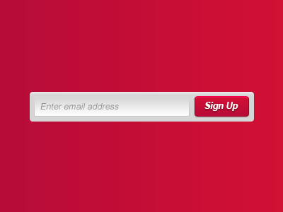 Sign Up form interface rebound sign up user web