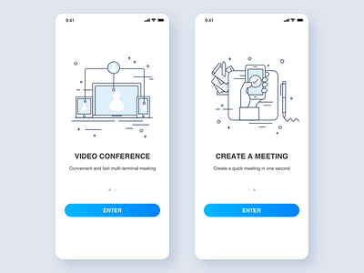 Start page design start page ui