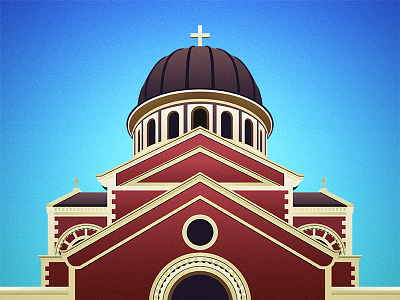 Church background beautiful church creative design dribbble graphic illustration illustrator photoshop