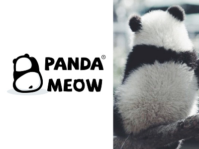 pandameow logo design animal art branding design designer hidden meaning icon illustration inspiration logo panda panda logo vector