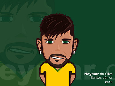 Footballer-Neymar cup，brazil，green neymar，footballer，world