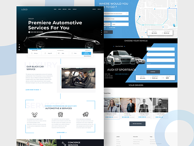 Automotive Service Web Page