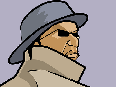 Inspector Element code detective film fun geeky html illustration inspector noir overcoat quirky sketch