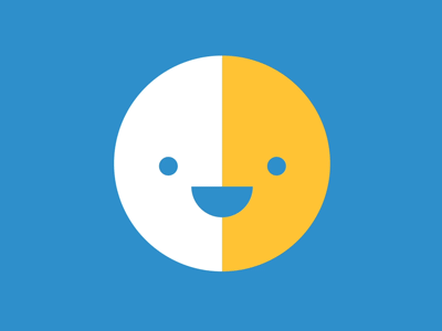 :) + :( animation branding design illustration logo vector yellow