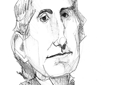 President John Tyler pencil portrait president sketch