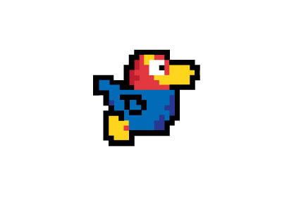 Flappy Jay 8bit flappy bird jayhawk