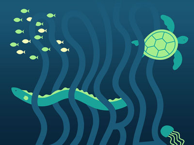 More Sea Creatures by Katie Huhn on Dribbble