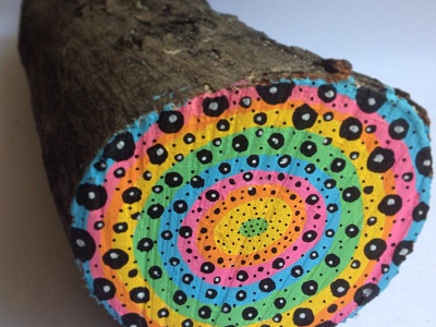 WIP. A sneak pic of a personal project. argentina colors detail drawing illustration luna pattern rainbow texture wood