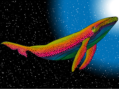 The rainbow whale of my dreams