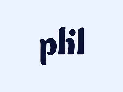 phl Monogram Logo lettering logo monogram typography