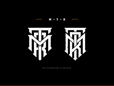 MTR Monogram Concept 3d animation branding design display font graphic design hand lettering illustration lettering logo logo type monogram motion graphics ui