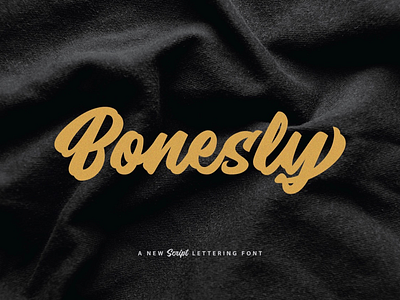 Bonesly Script Font