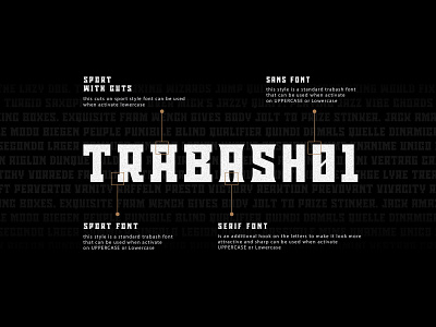 Trabash typeface apparel baseball branding casual clothing display esport esport logo font graphic graphic design lettering logo logo type monogram oldschool sport tipografi type typeface