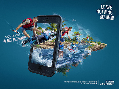 Leave Nothing Behind Campaign advertising cg digital iphone photography