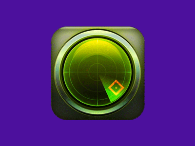 Radar Icon animated gif icon radar vector