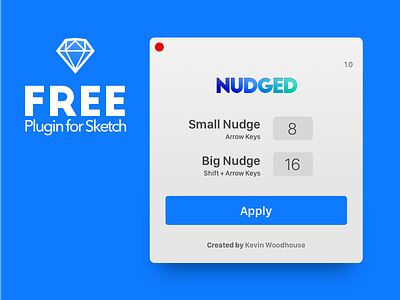 Nudged - Sketch plugin free nudge nudged plugin sketch sketch app sketch plugin