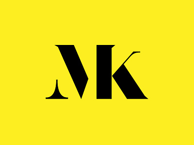 Mk branding design fonts icon logo typography