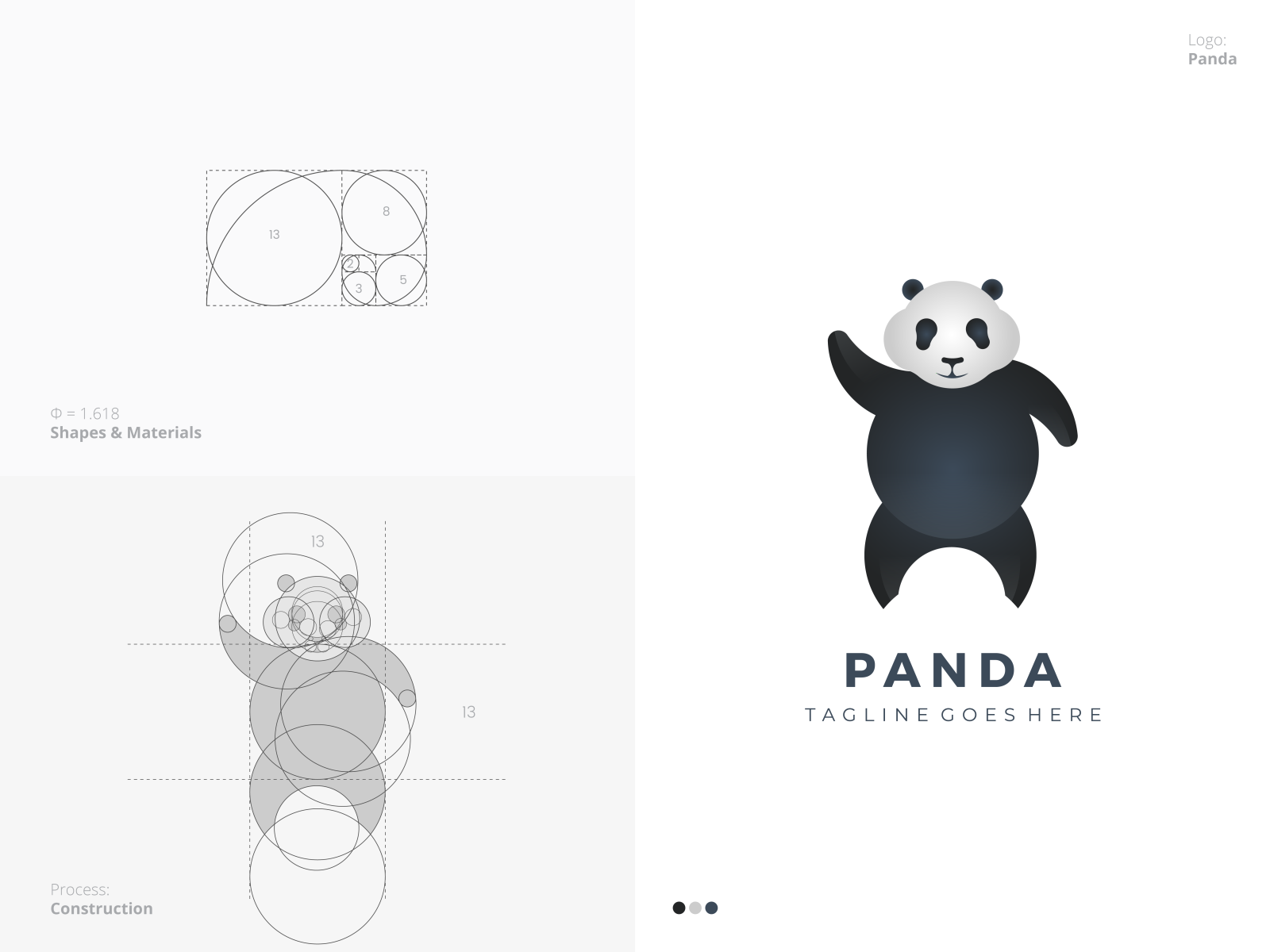 Panda Logo by Omit Datta on Dribbble